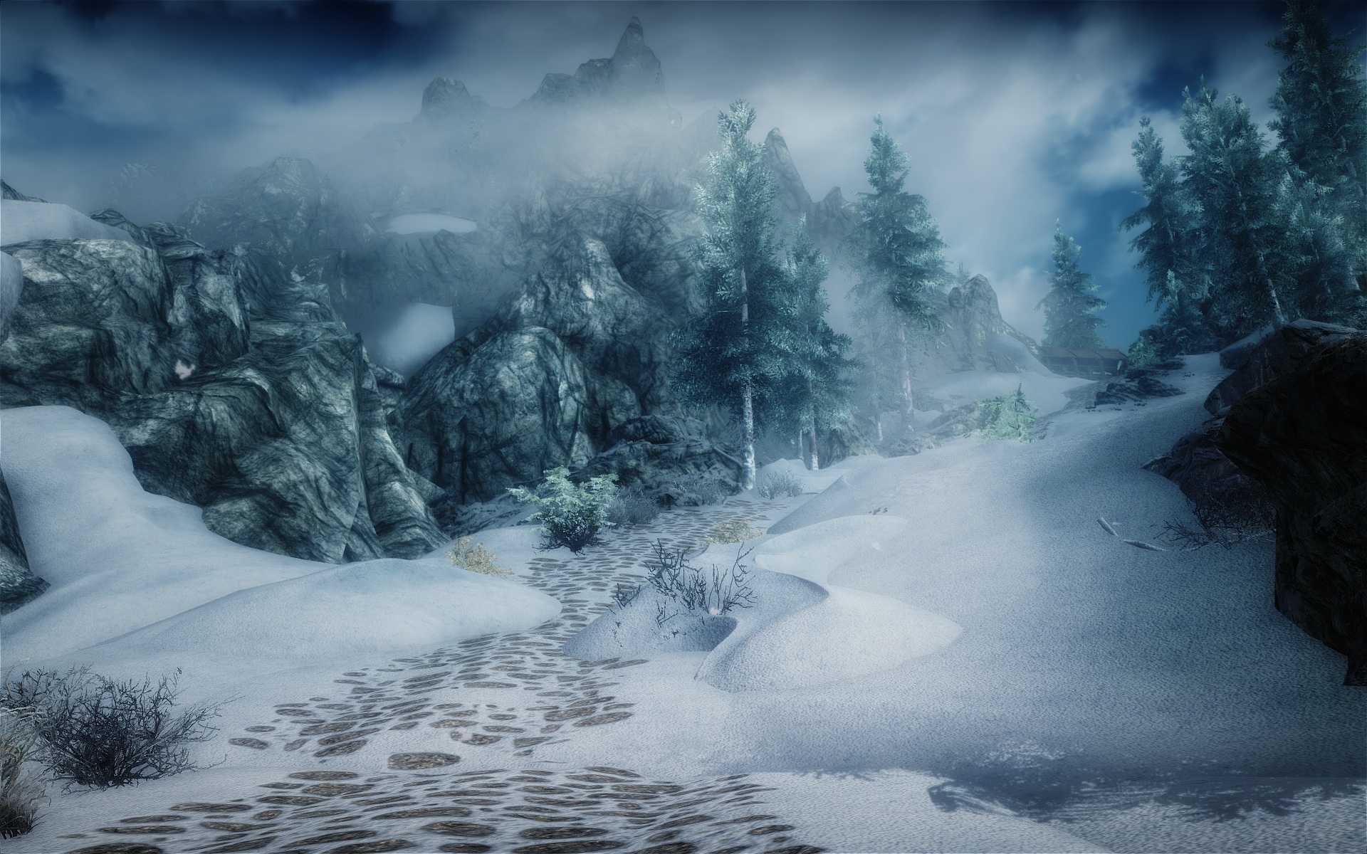 Skyrim- Улучшенный динамичный снег v2.20- Better Dynamic Snow