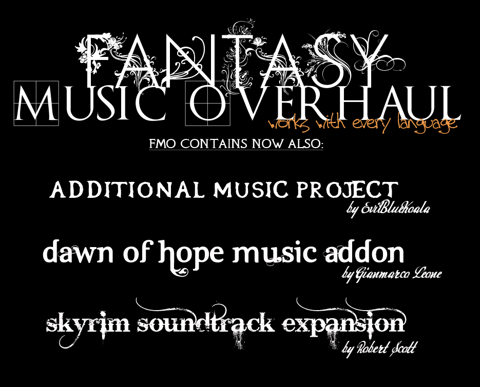 Skyrim - Переработка фантастической музыки / Fantasy Music Overhaul Redone v1.6.0a