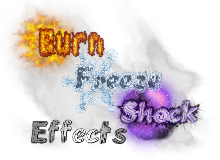 Skyrim - Эффекты на мертвых телах \ Burn Freeze Shock Effects