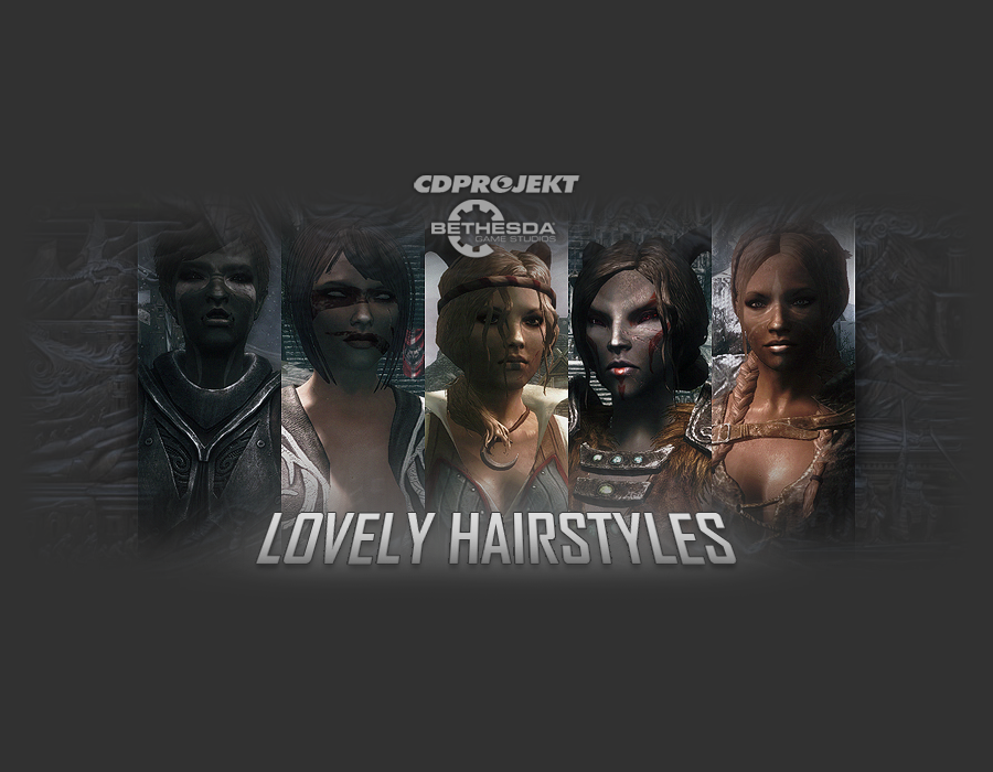 Skyrim - Прекрасные причёски / Lovely Hairstyles
