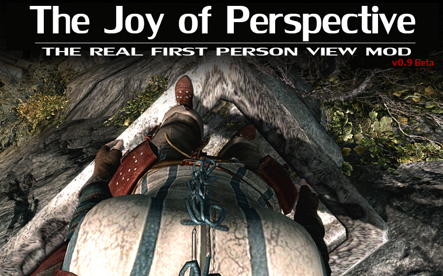 Skyrim - Вид камеры от 1-го лица / The Joy of Perspective - v09 Beta by RFPV Team